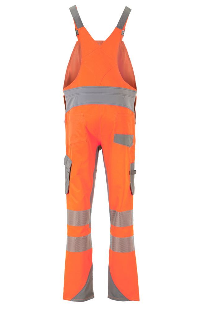 Produktbild Norit Warnschutz Herren Latzhose orange/zink 52 bild 3