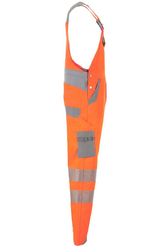 Produktbild Norit Warnschutz Herren Latzhose orange/zink 110 bild 4