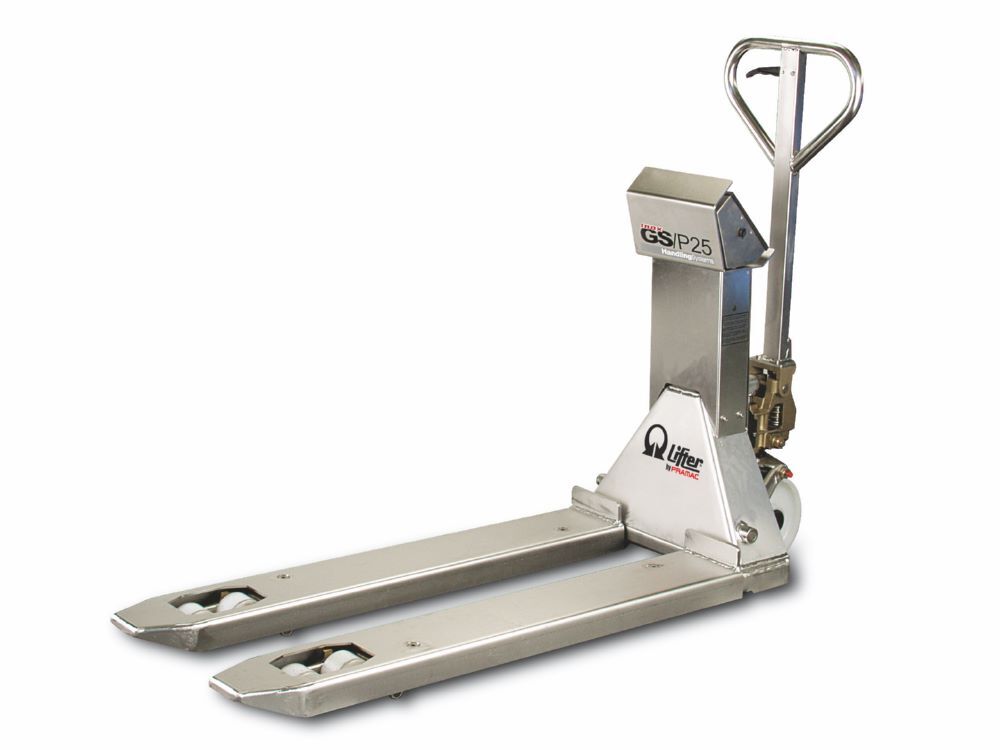 Produktbild PRAMAC Beschichteter Wiegehubwagen 2.500 Kg GS/P 25 1185x555 mm N/N Tandem INOX