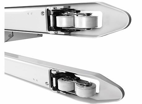 Produktbild Beschichteter Wiegehubwagen 2.500 Kg - GS/P 25 - 1185x555 - N/N Tandem - INOX bild 4