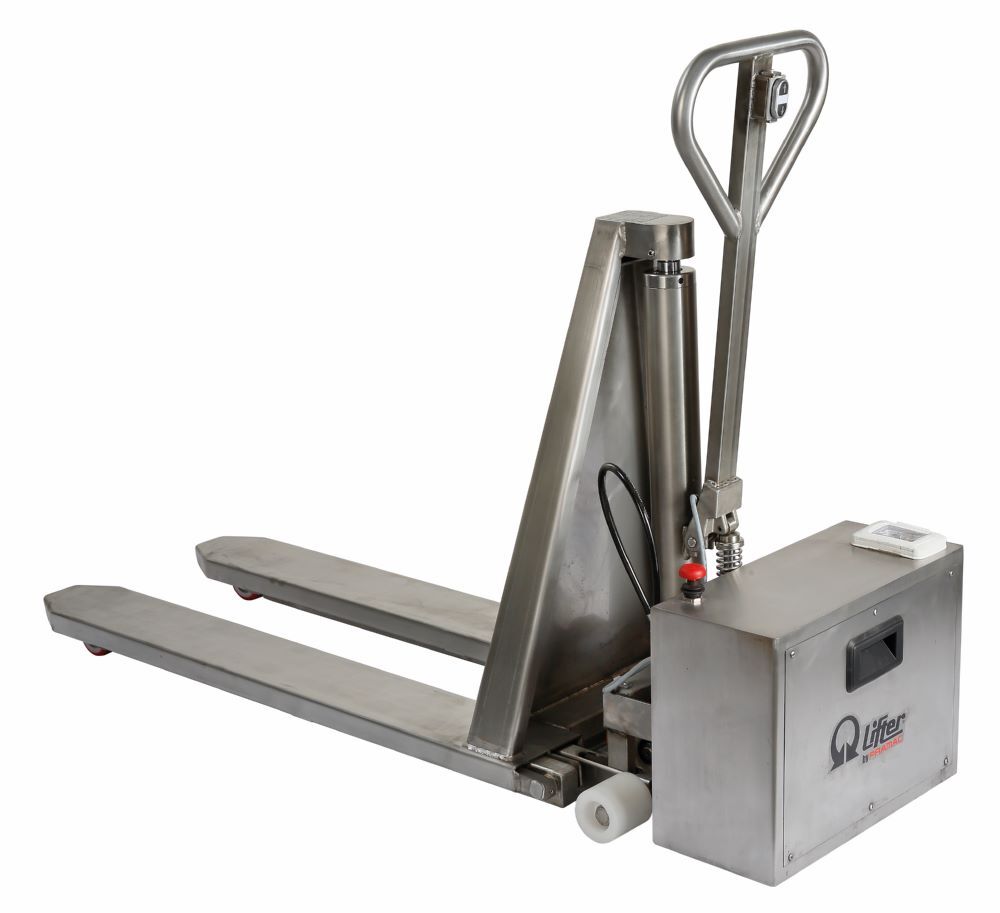 Produktbild Elektrischer Scherenhubwagen beschichtet 1.000 Kg - HX10E 1150x550 - INOX bild 2