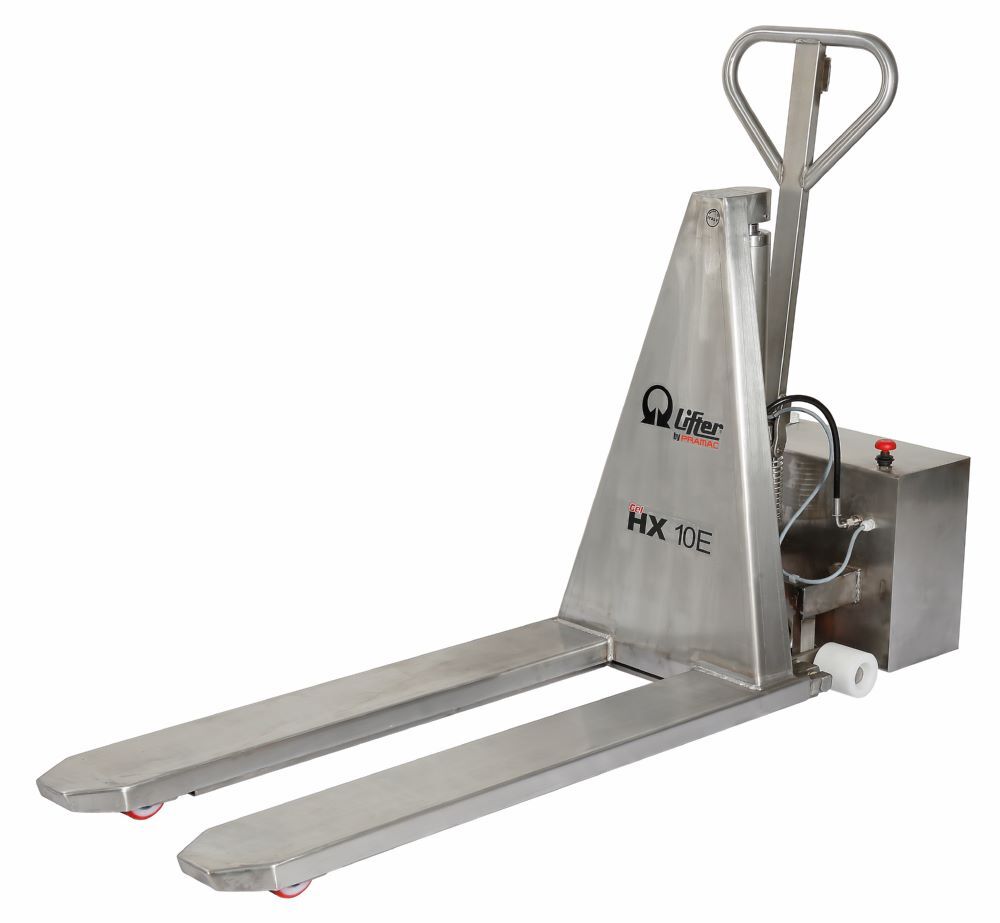 Produktbild PRAMAC Elektrischer Scherenhubwagen beschichtet 1.000 Kg HX10E 1150x550 mm INOX