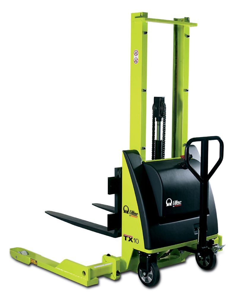 Produktbild PRAMAC Halbautomatischer Deichselstapler 1.000 Kg TX10/16 STRADDLE 1150x560 mm