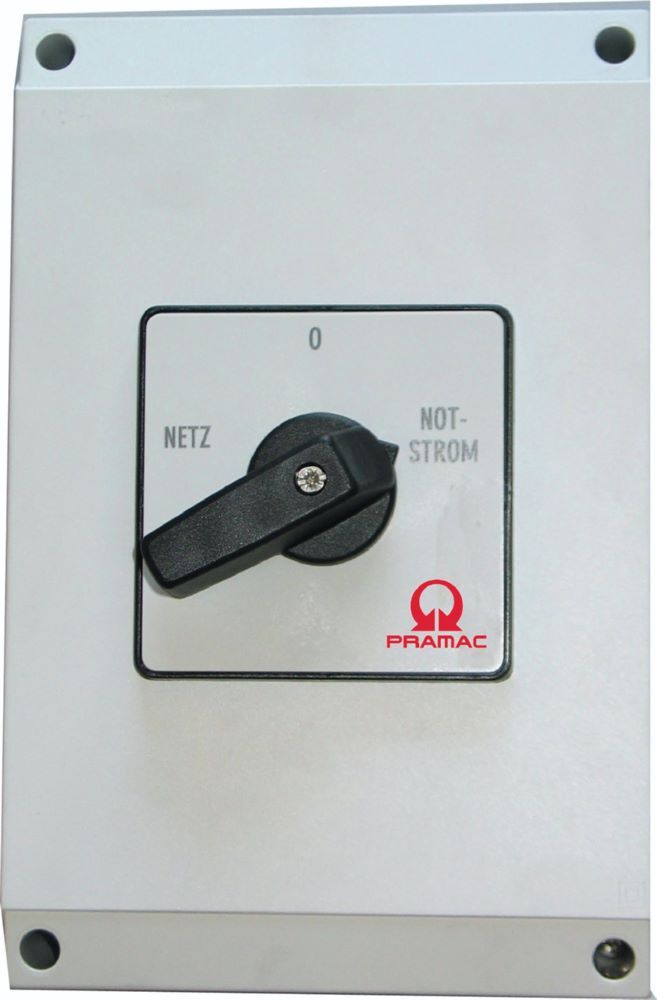 PRAMAC Netz Generator Handumschalter 100A Produktbild PRAMAC Netz Generator Handumschalter 100A
