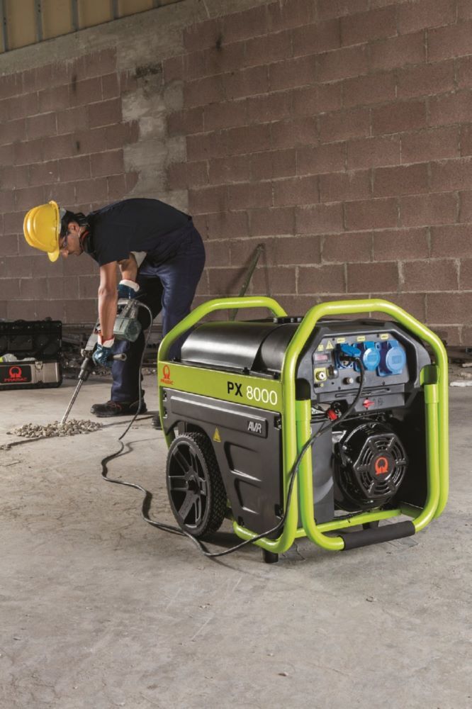 PRAMAC Stromerzeuger PX 8000 SHI AVR 230V Benzin Elektrostart Produktbild PRAMAC Stromerzeuger PX 8000 SHI AVR 230V Benzin Elektrostart bild 2
