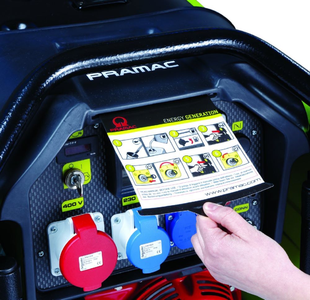 PRAMAC Stromerzeuger S 5000 THB ISO AVR 230V oder 400V Benzin Elektrostart Produktbild PRAMAC Stromerzeuger S 5000 THB ISO AVR 230V oder 400V Benzin Elektrostart bild 4
