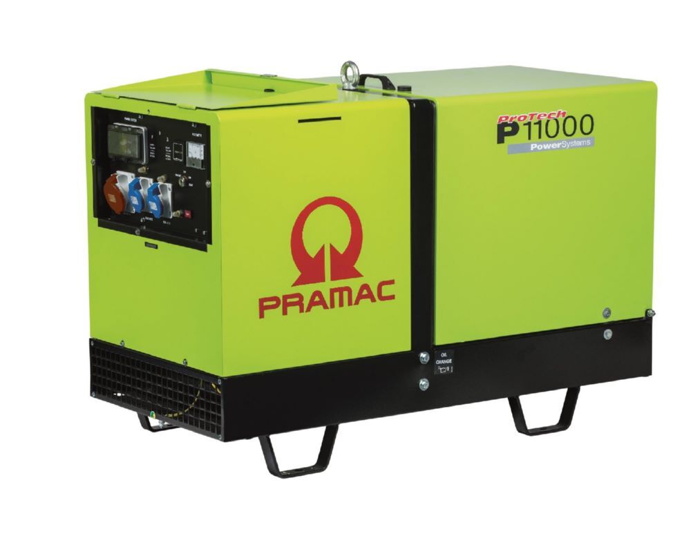 PRAMAC Stromerzeuger P 11000 TYA ISO 230V oder 400V Diesel Elektrostart Produktbild PRAMAC Stromerzeuger P 11000 TYA ISO 230V oder 400V Diesel Elektrostart