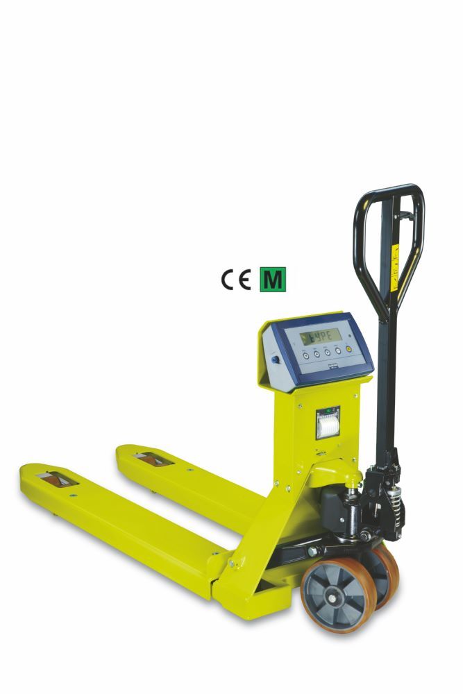 Produktbild PRAMAC Wiegehubwagen CE geeicht mit Drucker 2.500 Kg GS/P 25 1185x555 mm PN/N Tandem
