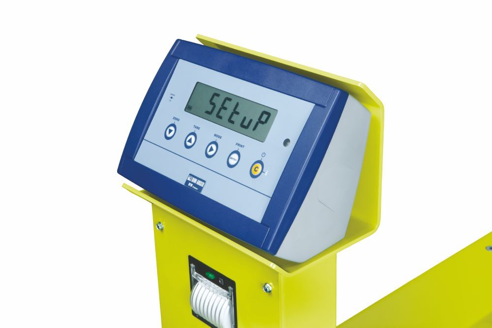 Produktbild Wiegehubwagen mit Drucker 2.500 Kg - GS/P 25 - 1185x555 - PN/N Tandem bild 2