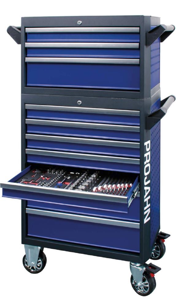 Produktbild Projahn Bestückter Werkzeugwagen GALAXY 415 teilig Bestückung Blau/Anthrazit
