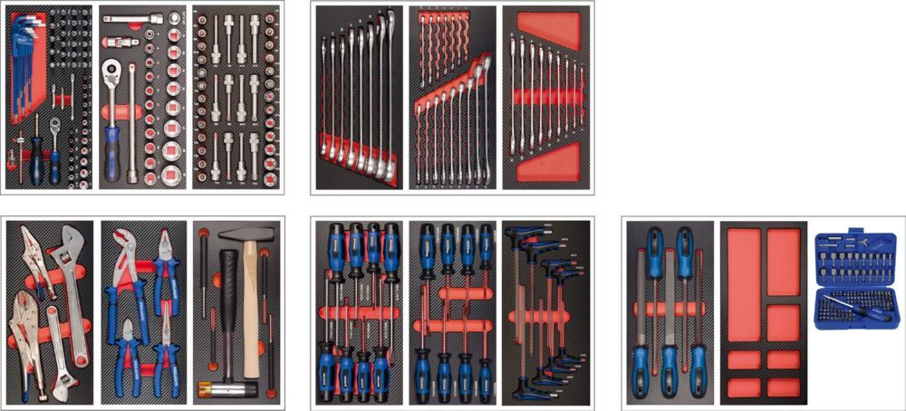 Produktbild Bestückter Werkstattwagen GALAXY mit 7 Schubfächern und 320-tlg. Bestückung und  bild 2