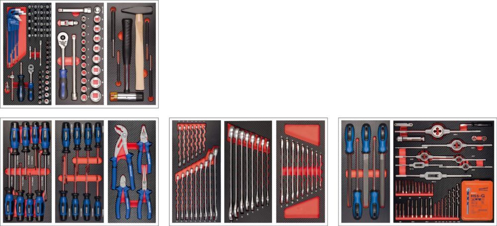 Produktbild Projahn Bestückung für 4 Schubladen 210 teilig