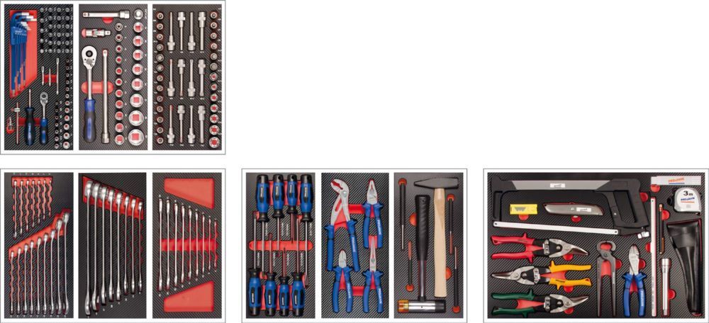 Produktbild Projahn Bestückung für 4 Schubladen 198 teilig