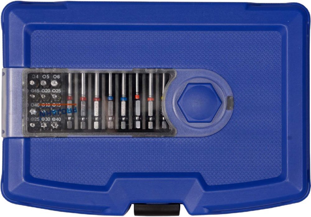 Produktbild 1/4" Bit Box mit markierten Bits 60tlg inkl. Ratschenschraubendreher mit Bitfach bild 3