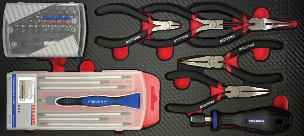 Produktbild Projahn Elektronik Einlage 45 teilig