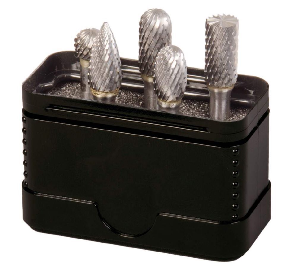Produktbild Projahn Frässtifte HM 5 teilig HD-Ausführung Form B, C, D, E, G Kopf 9,6 mm