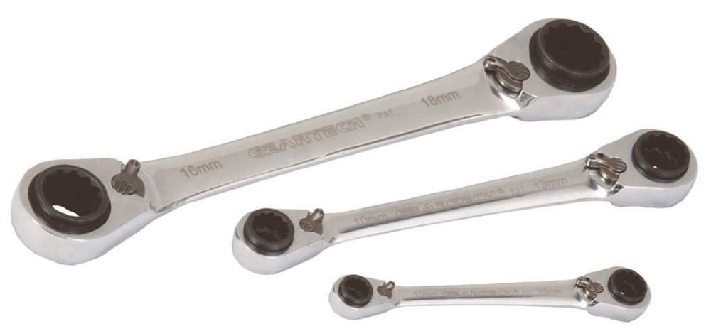 Produktbild Projahn GearTech 4 in 1 Doppelring Schlüssel Satz 3 teilig