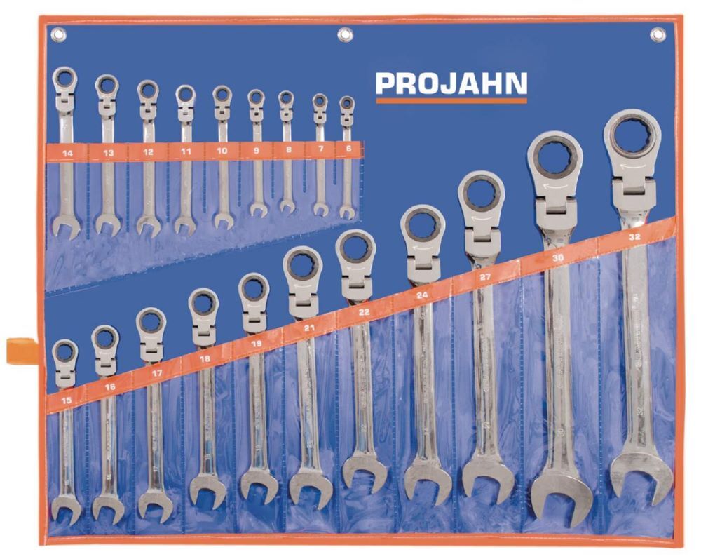 Produktbild Projahn GearTech Schlüssel Satz Rolltasche 20 teilig flexibel