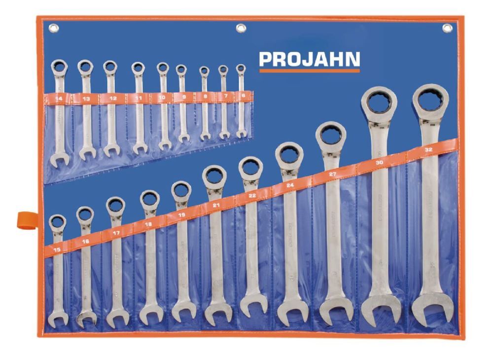 Produktbild Projahn Schlüssel Satz Rolltasche 20 teilig klassik