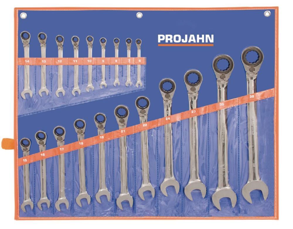 Produktbild Projahn GearTech Schlüssel Satz Rolltasche umschaltbar 20 teilig