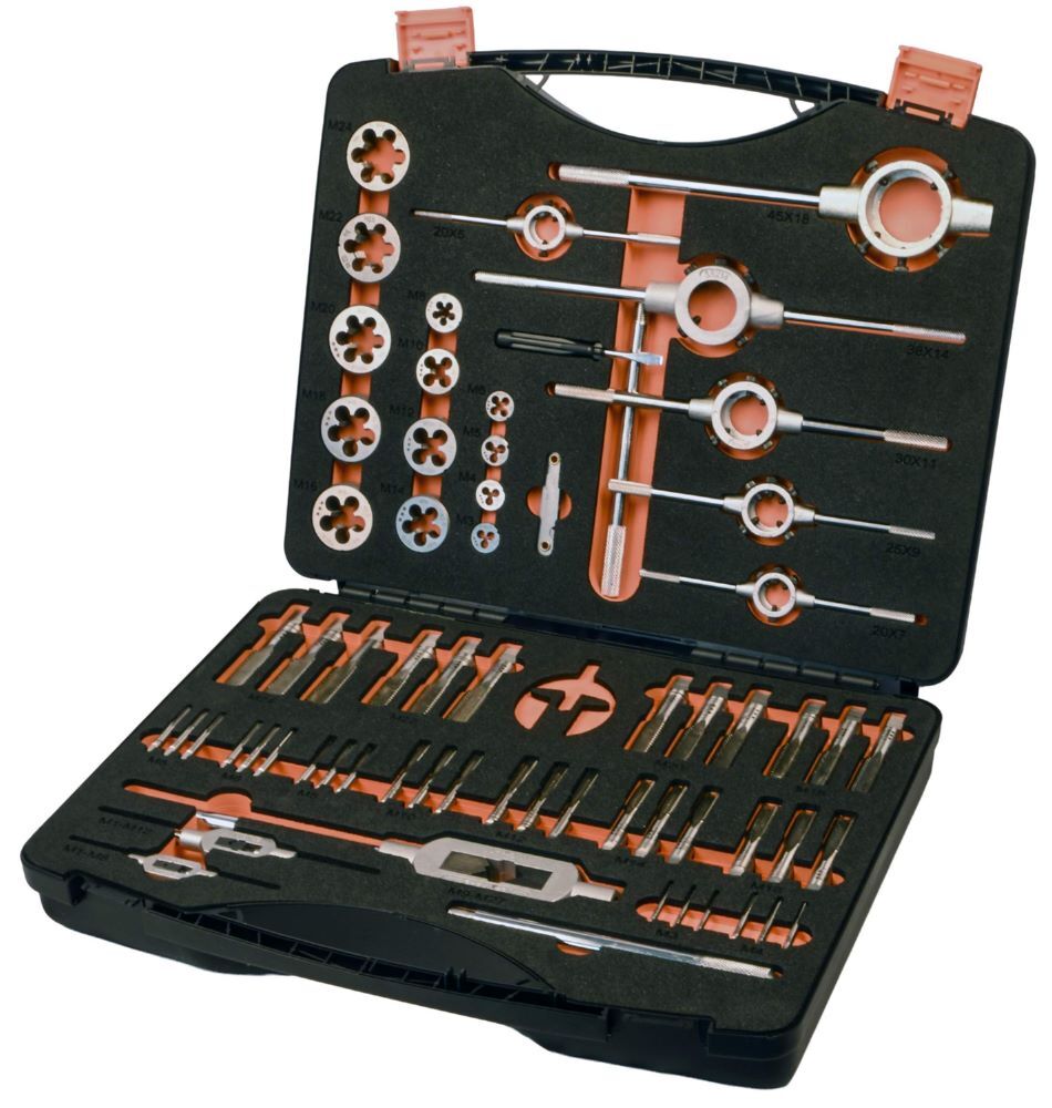 Produktbild Gewinde Schneidzeug Satz HSS-G 63tlg M3-M24 bild 2