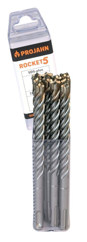 Produktbild Projahn Hammerbohrer ROCKET 5 SDS-plus 14x210mm 10er Pack