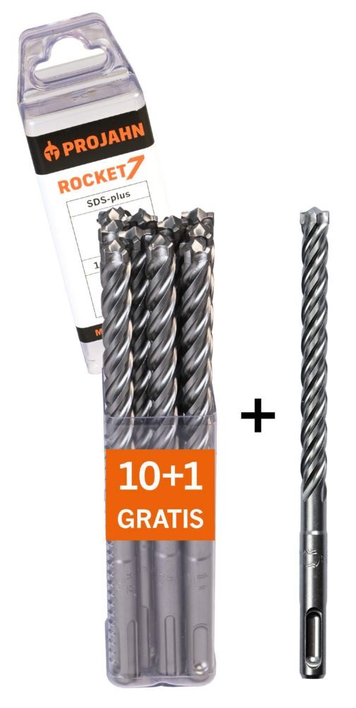 Produktbild Projahn Hammerbohrer ROCKET 7 SDS-plus 14x215 mm 11er Pack