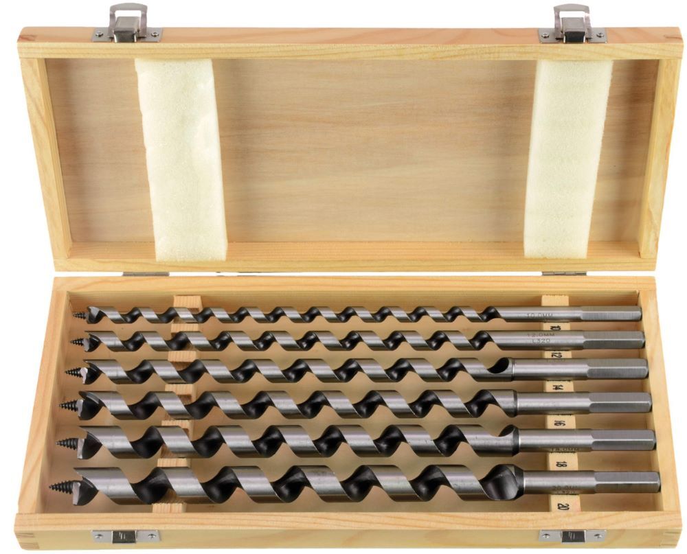 Produktbild Projahn Holz Schlangenbohrer S 6 teilig in Holzkassette