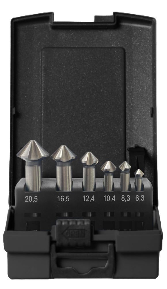 Produktbild Projahn Kegelsenker-Set 5 Schneiden HSS-Co 6 teilig
