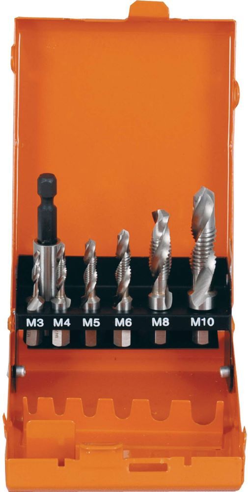 Produktbild Projahn Kombi-Gewindebohrer Bit-Satz 1/4 Zoll 6-kant Schaft 7 teilig