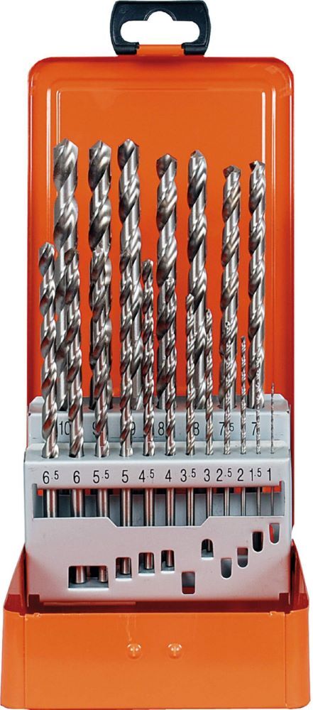 Produktbild Projahn Metallkassette DIN 340 HSS-G 19 teilig 1-10/0,5 mm extra lang