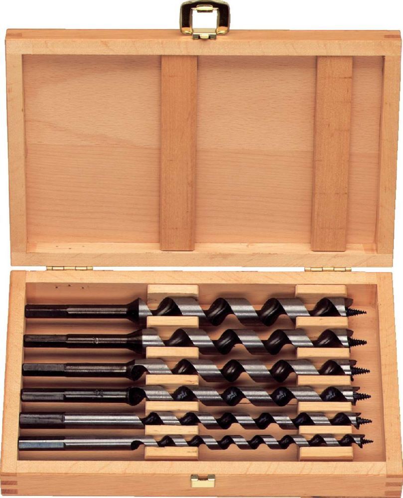 Produktbild Projahn Holz Schlangenbohrer S 6 teilig Länge 230 mm Holzkassette