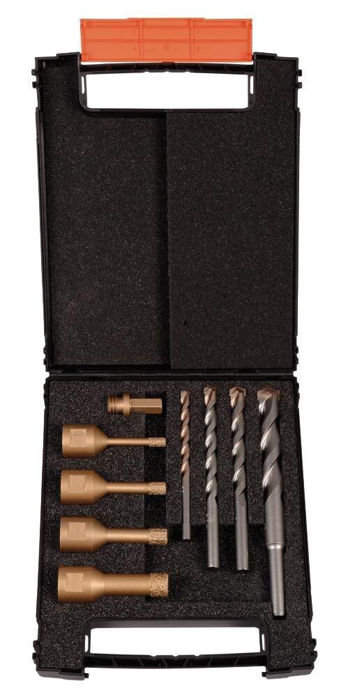 Produktbild Projahn Satz Diamant Trockenbohrer M14 Schaft und Betonbohrer 9 teilig