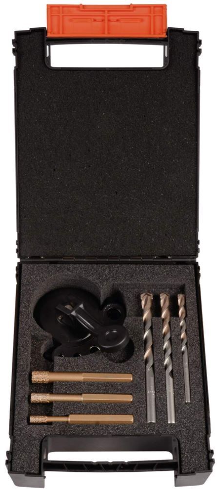 Produktbild Projahn Satz Diamant Trockenbohrer 6-kant Schaft und Betonbohrer 7 tlg mit Anbohrhilfe