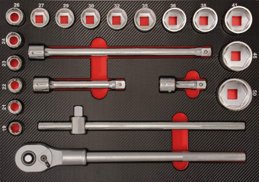 Produktbild Projahn Stecknuss Einlage 21 teilig 3/4 Zoll