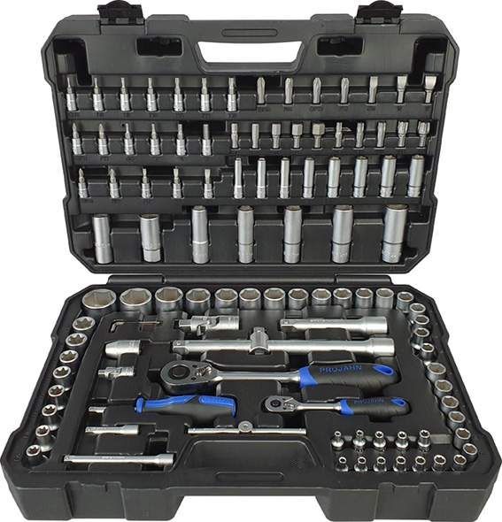 Produktbild Projahn Steckschlüssel Satz 108 teilig proficraft 72 Zahn Knarren 1/4 und 1/2 Zoll