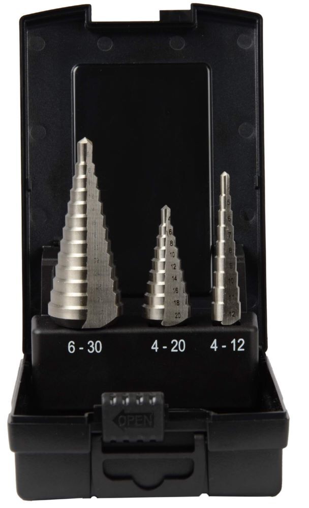 Produktbild Projahn Stufenbohrer gerade Nut Set ECO HSS-G 3 teilig
