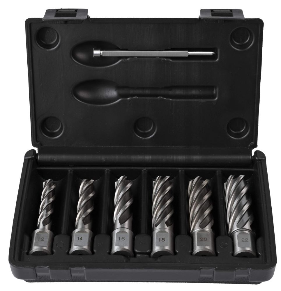 Produktbild Projahn WELDON Kernbohrer-Set HSS-Co 7 teilig Schnitttiefe 55 mm