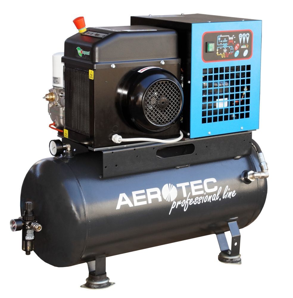 AEROTEC Schraubenkompressor mit Trockner für den 24h Betrieb AEROTEC Schraubenkompressor mit Trockner für den 24h Betrieb