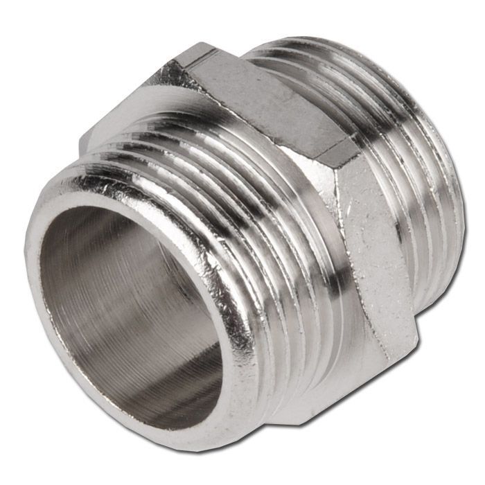 AEROTEC Doppelnippel G 1/4" X G 1/4" lose Produktbild AEROTEC Doppelnippel G 1/4" X G 1/4" lose