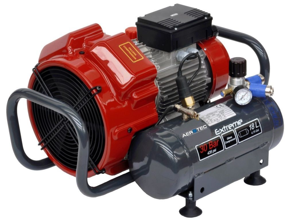 AEROTEC Kompressor EXTREME 30-2x9 - 30 Bar - 18 Liter ALU Produktbild AEROTEC Kompressor EXTREME 30-2x9 - 30 Bar - 18 Liter ALU
