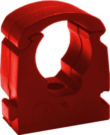 AEROTEC Rohrklemme Außendurchmesser 18 mm rot Produktbild AEROTEC Rohrklemme Außendurchmesser 18 mm rot