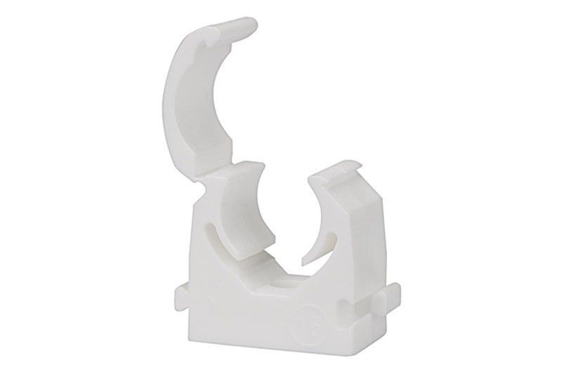 AEROTEC Rohrklemme Außendurchmesser 18 mm weiß Produktbild AEROTEC Rohrklemme Außendurchmesser 18 mm weiß