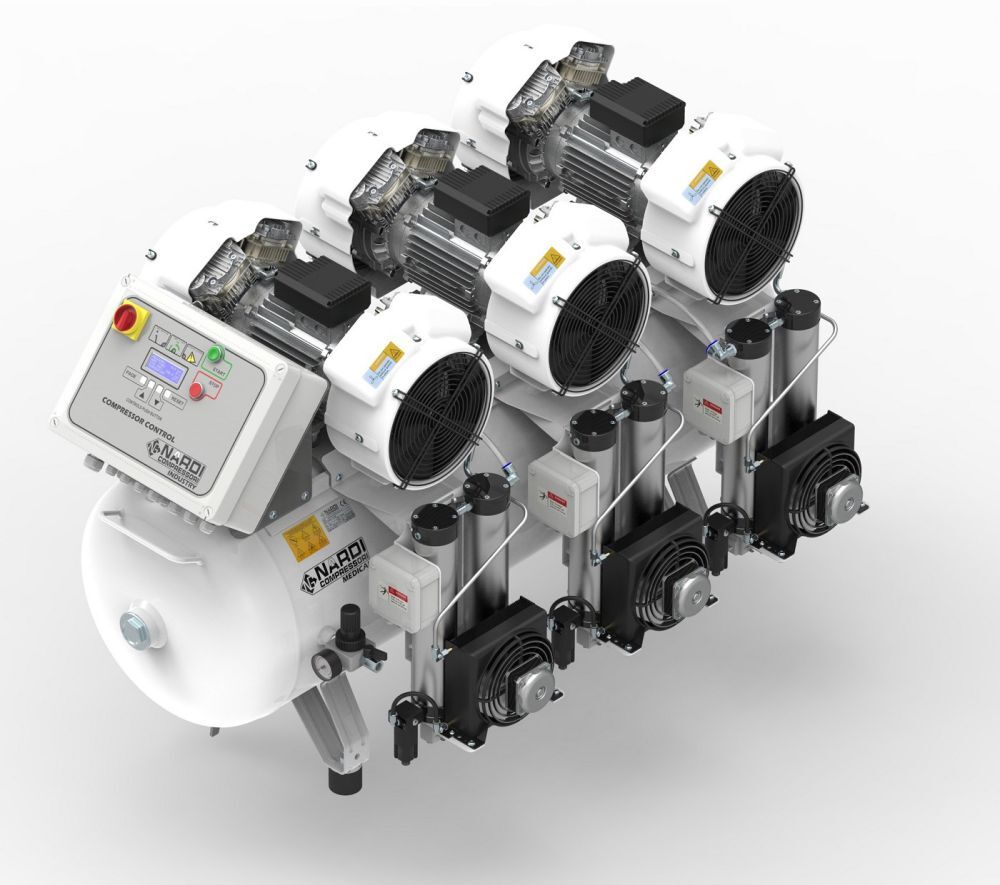 AEROTEC AEROMEDIC XTR 8V-270 L OHNE Trockner mit Druckschaltersteuerung Produktbild AEROTEC AEROMEDIC XTR 8V-270 L OHNE Trockner mit Druckschaltersteuerung