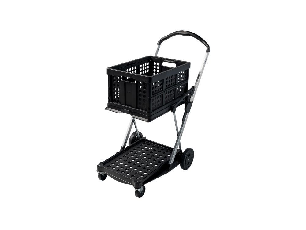 Clax Trolley black edition mit einer Faltbox 46 Liter black edition Produktbild Clax Trolley black edition mit einer Faltbox 46 Liter black edition