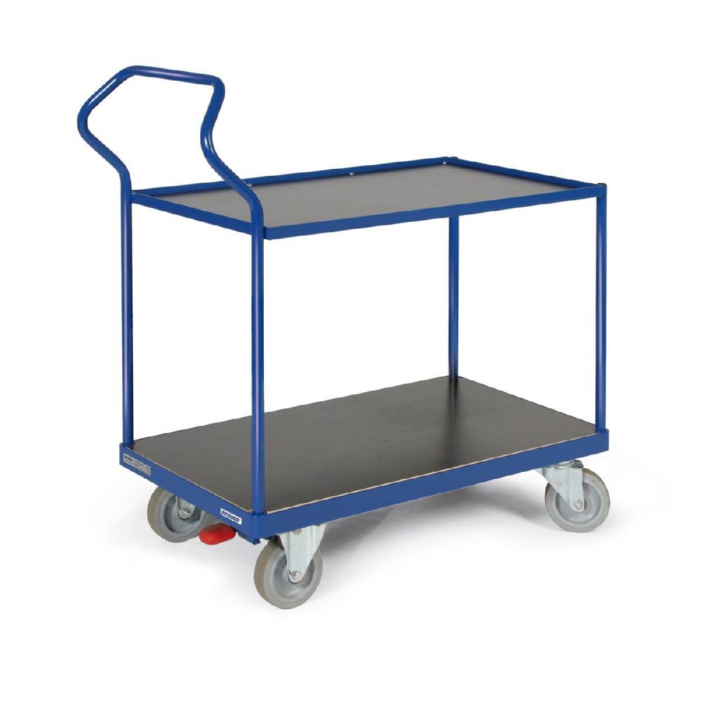 Ergotruck Tischwagen bis 500 kg 2 Ladeflächen 600 x 1226 x 1256 mm Produktbild Ergotruck Tischwagen bis 500 kg 2 Ladeflächen 600 x 1226 x 1256 mm