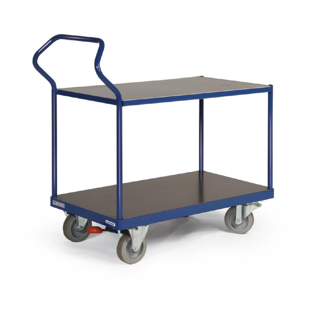 Ergotruck Tischwagen bis 500 kg 2 Ladeflächen 500 x 1076 x 1256 mm Produktbild Ergotruck Tischwagen bis 500 kg 2 Ladeflächen 500 x 1076 x 1256 mm