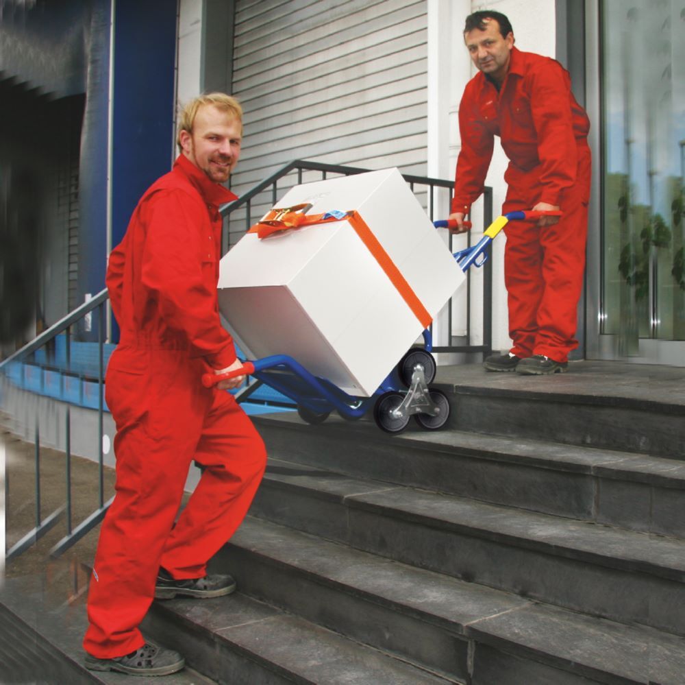 Protaurus Tragebügel für Stahlrorkarren und Treppenkarren 34 x 2 mm RAL 5010 Produktbild Protaurus Tragebügel für Stahlrorkarren und Treppenkarren 34 x 2 mm RAL 5010 bild 2