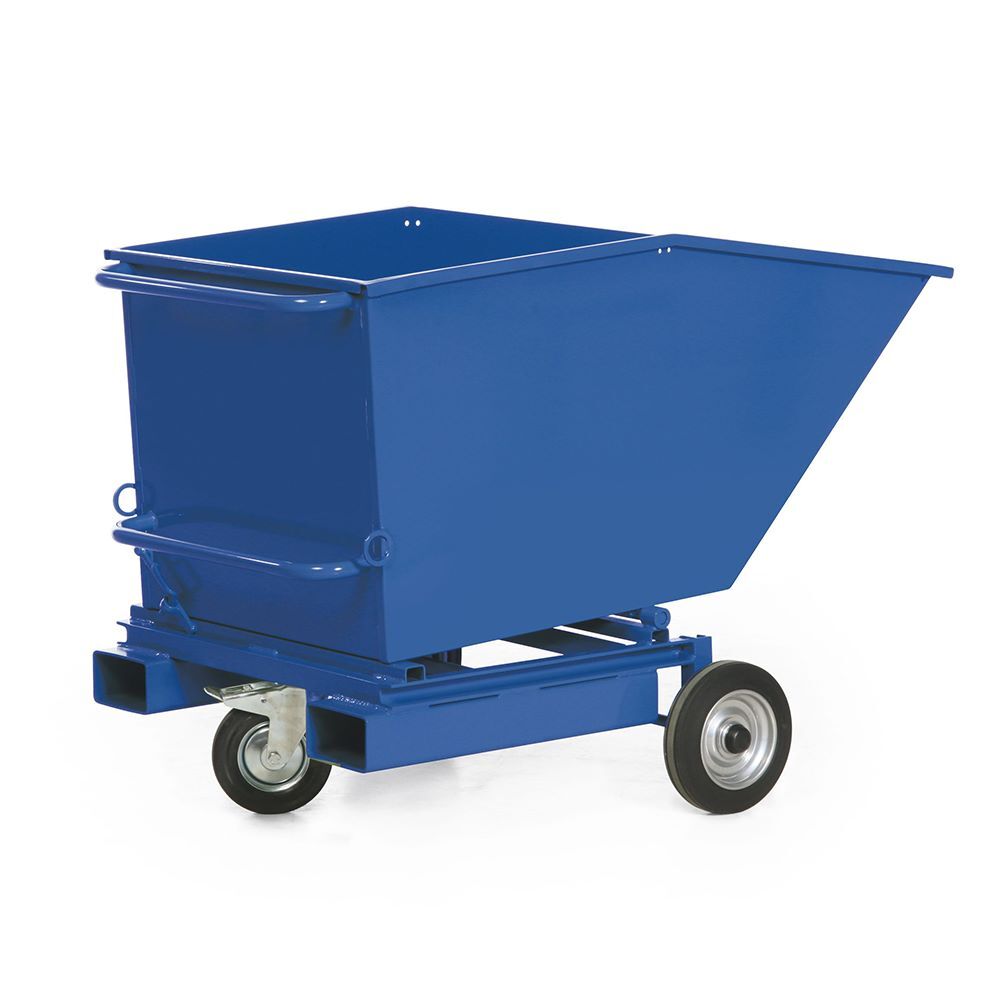 Rotauro Blechkasten Wagen mit 250 Liter Inhalt mit Lenkrolle Produktbild Rotauro Blechkasten Wagen mit 250 Liter Inhalt mit Lenkrolle