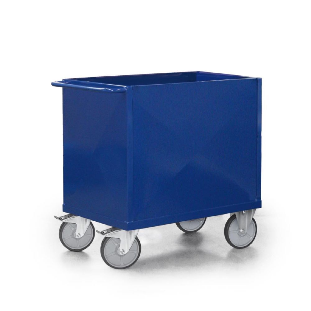 Rotauro Blechwandwagen allseitig geschlossen bis 600 kg 1200 x 800 mm Produktbild Rotauro Blechwandwagen allseitig geschlossen bis 600 kg 1200 x 800 mm